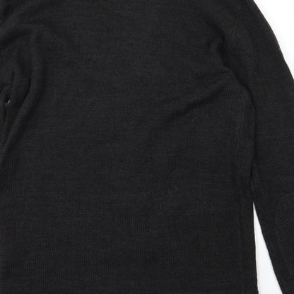 Fluid Womens Grey  Knit Cardigan Jumper Size L