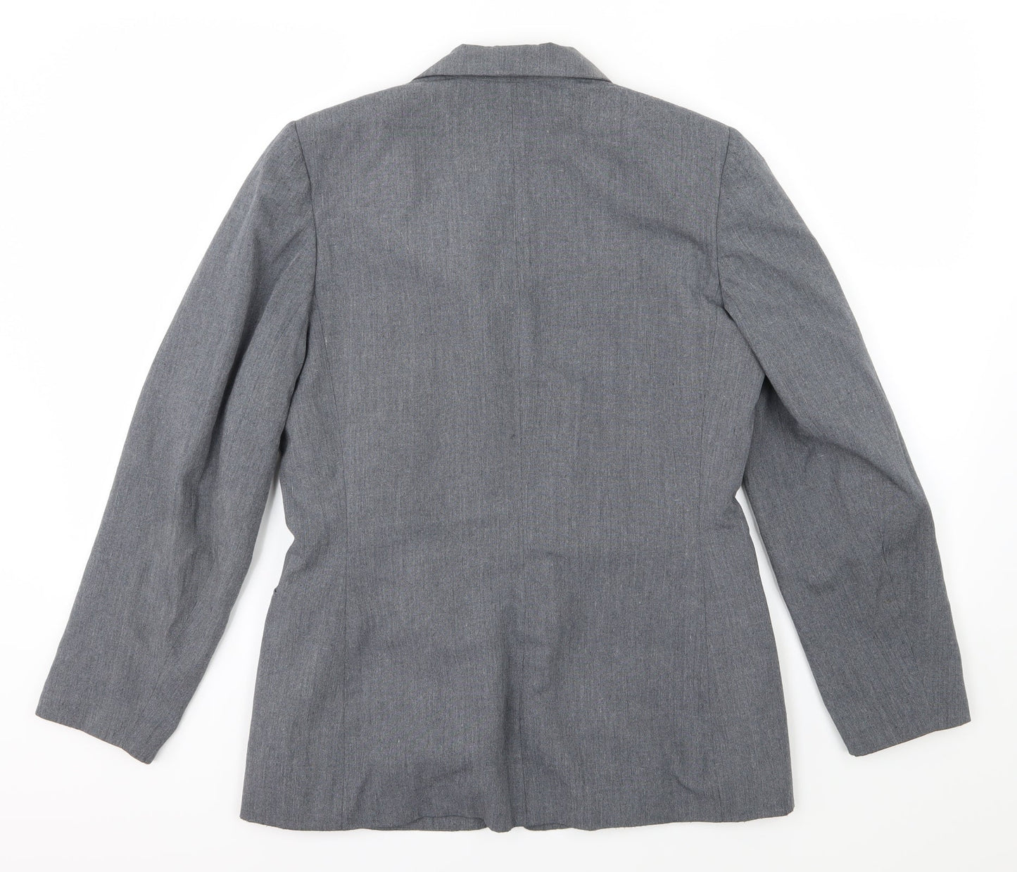 Dorothy Perkins Womens Grey  Rayon Jacket Suit Jacket Size 12