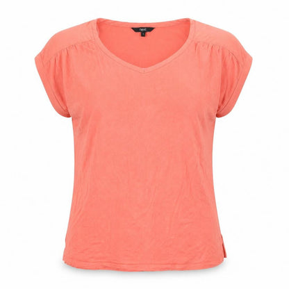 Next Womens Pink  Jersey Basic T-Shirt Size 14