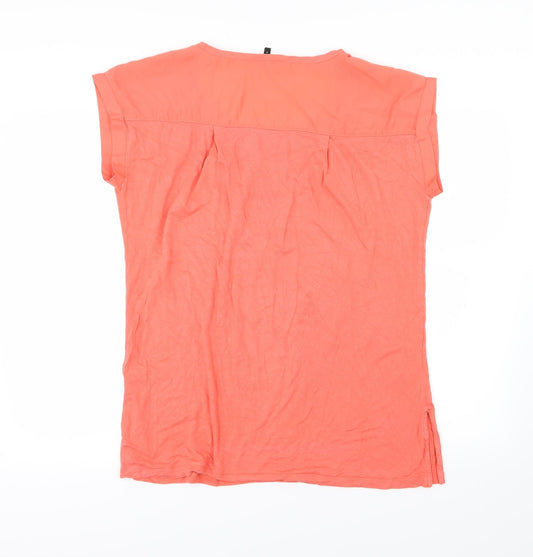 Womens UK Size 14 NEXT Pink Basic T-Shirt