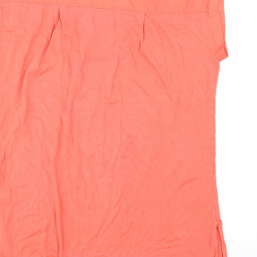 Womens UK Size 14 NEXT Pink Basic T-Shirt