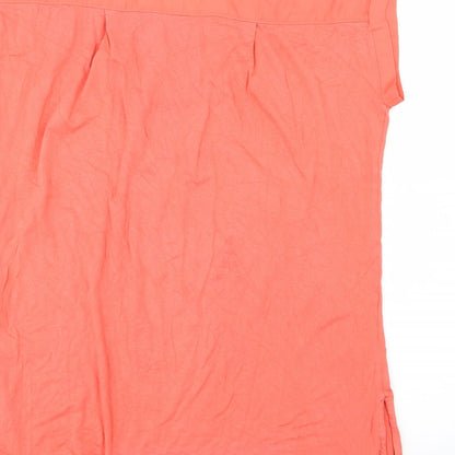 Womens UK Size 14 NEXT Pink Basic T-Shirt