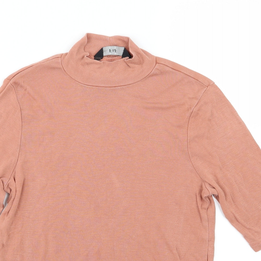 F&F Womens Brown  Knit Pullover Jumper Size 14