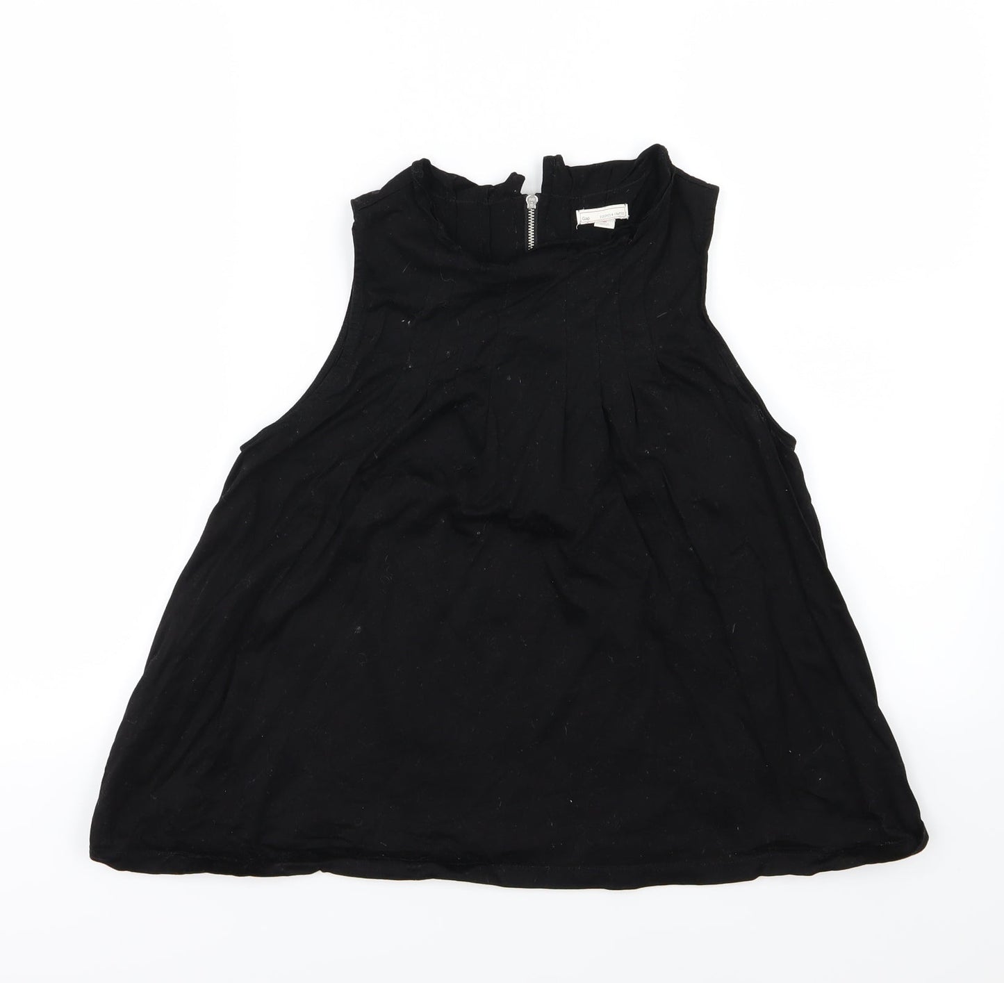 Womens UK Size M Gap Black Basic Tank