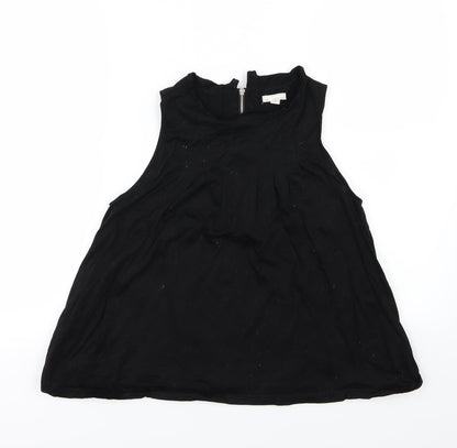 Womens UK Size M Gap Black Basic Tank