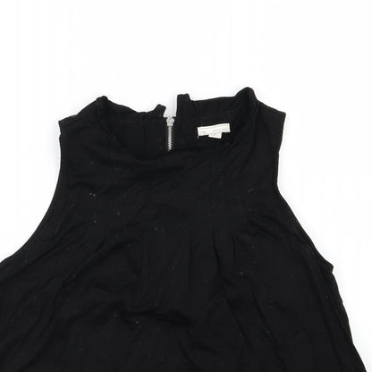 Womens UK Size M Gap Black Basic Tank