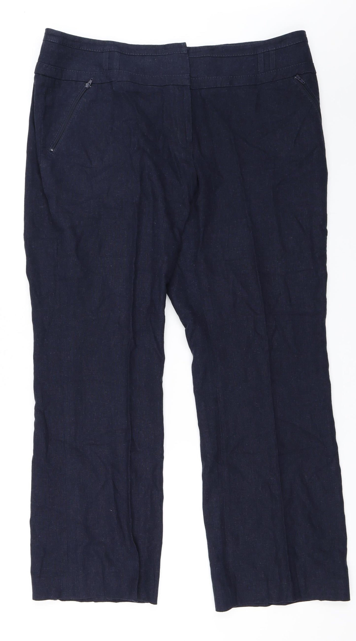 Autonomy Womens Blue   Trousers  Size 16 L29 in