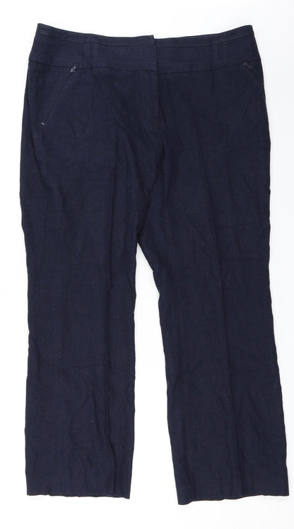 Autonomy Womens Blue   Trousers  Size 16 L29 in
