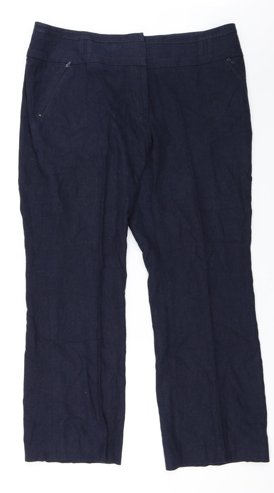 Autonomy Womens Blue   Trousers  Size 16 L29 in