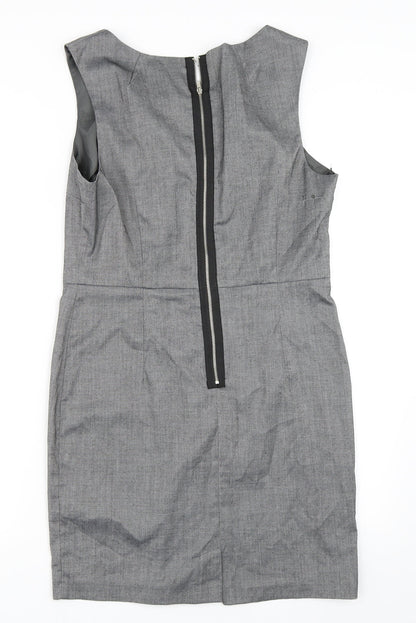 Miss Selfridge Womens Grey   Shift  Size 14