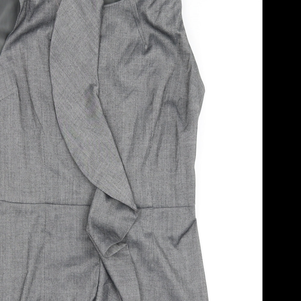 Miss Selfridge Womens Grey   Shift  Size 14