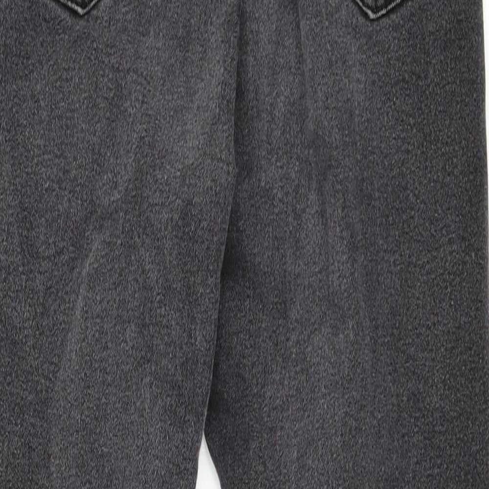 Boohoo Womens Black  Denim Skinny Jeans Size 10 L26 in