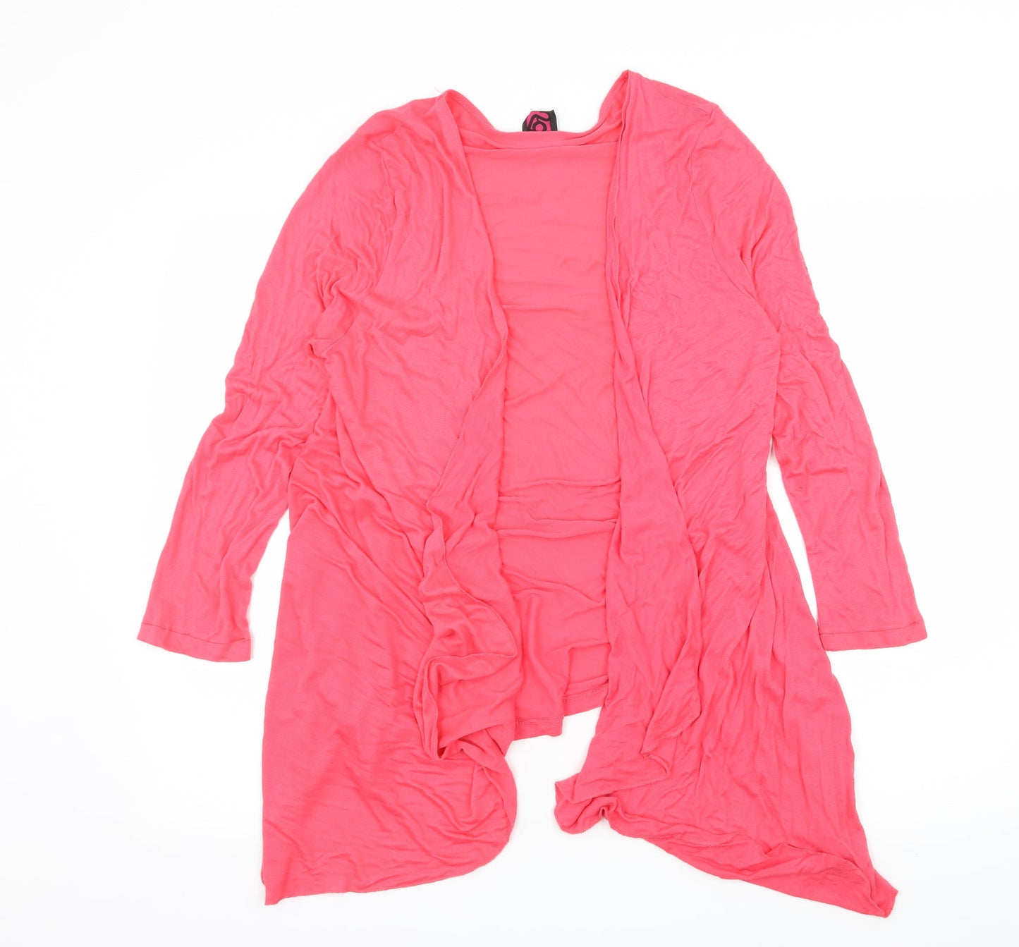 TG Womens Pink  Jersey Cardigan Jumper Size 16