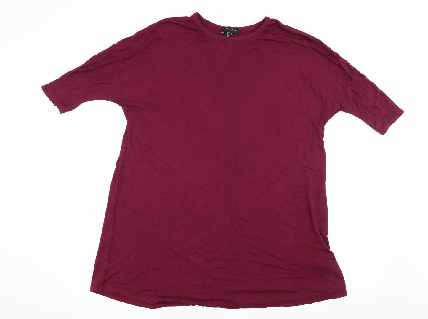 Atmosphere Womens Purple  Jersey Basic T-Shirt Size 10