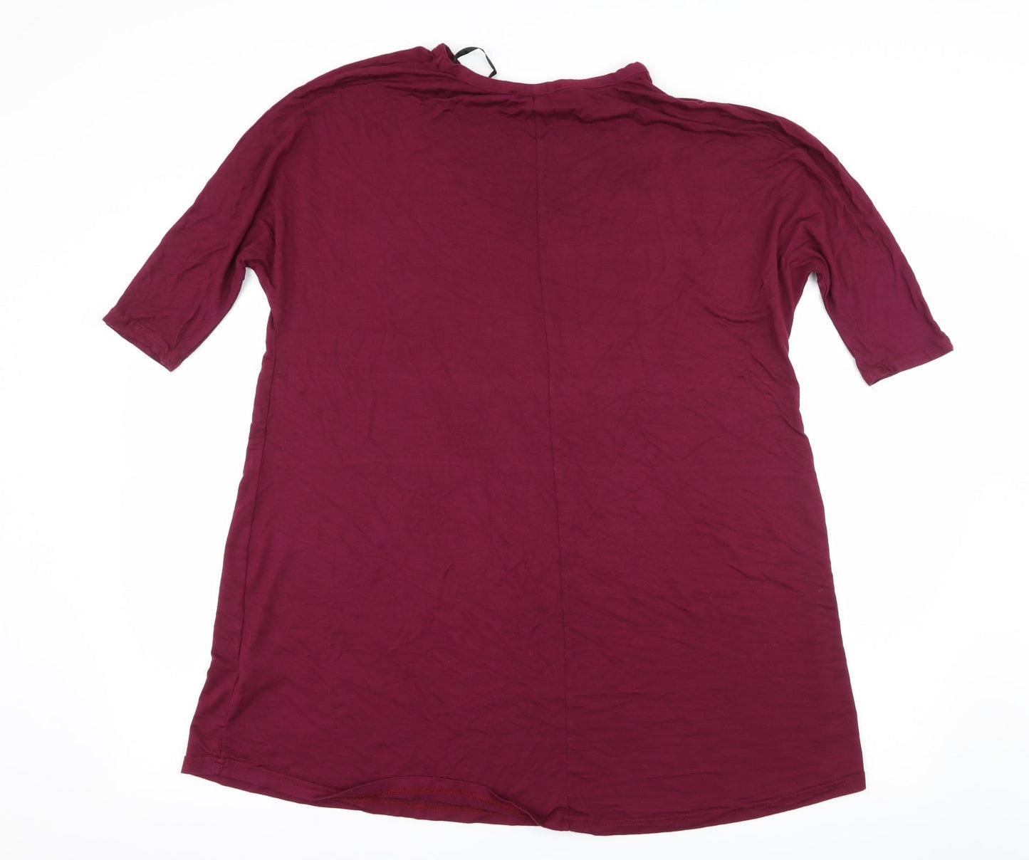 Atmosphere Womens Purple  Jersey Basic T-Shirt Size 10