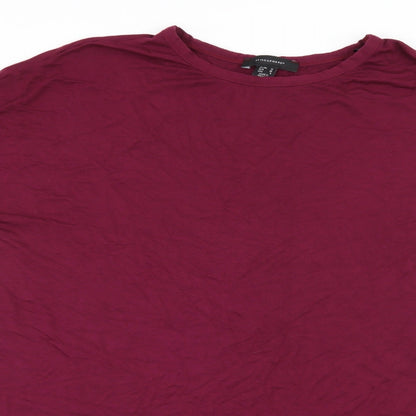 Atmosphere Womens Purple  Jersey Basic T-Shirt Size 10