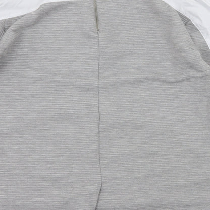 Bebe Plus Womens Grey   Basic Blouse Size L