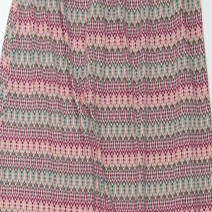 Preworn Womens Pink Geometric Jersey Maxi  Size M