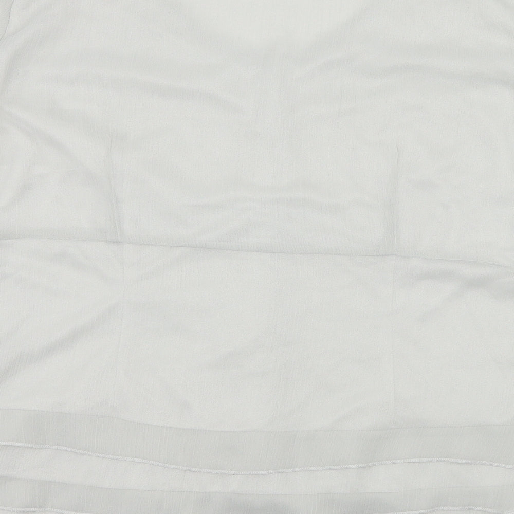 ANNE WEYBURN Womens Grey   Basic Blouse Size 20