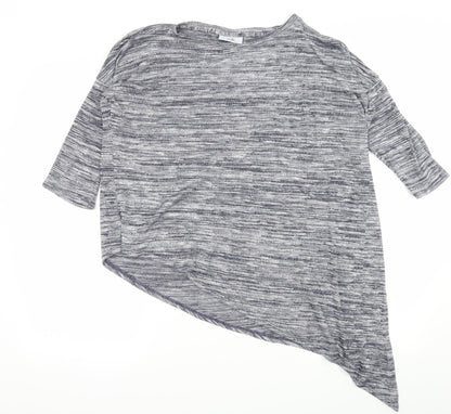 Womens UK Size S Wallis Blue Basic T-Shirt