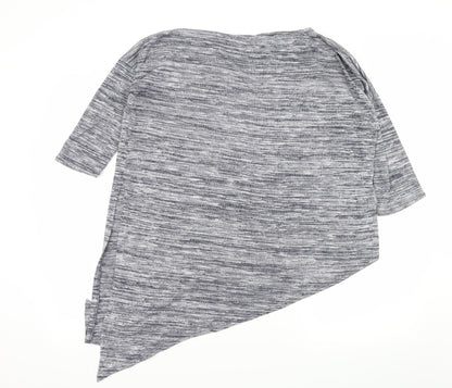 Womens UK Size S Wallis Blue Basic T-Shirt