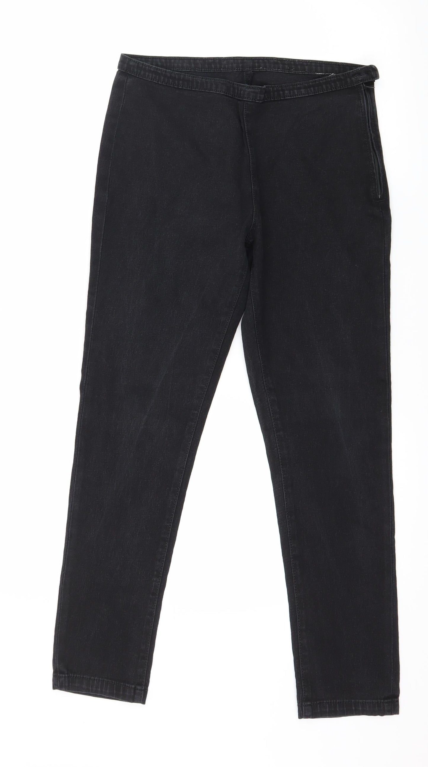 Womens UK Size 30 in Preworn Regular Fit Jegging Black Jeans