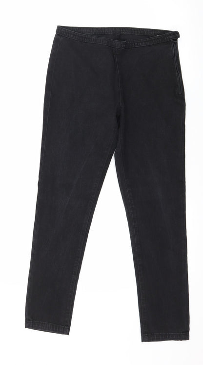 Womens UK Size 30 in Preworn Regular Fit Jegging Black Jeans