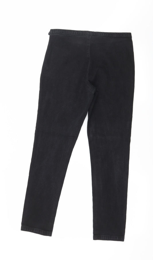 Womens UK Size 30 in Preworn Regular Fit Jegging Black Jeans