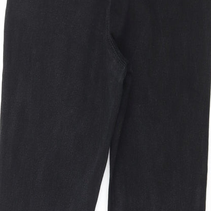 Womens UK Size 30 in Preworn Regular Fit Jegging Black Jeans