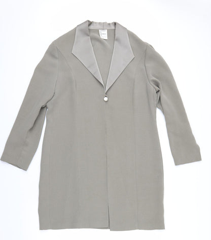Frank Walder Womens Beige   Jacket  Size 12