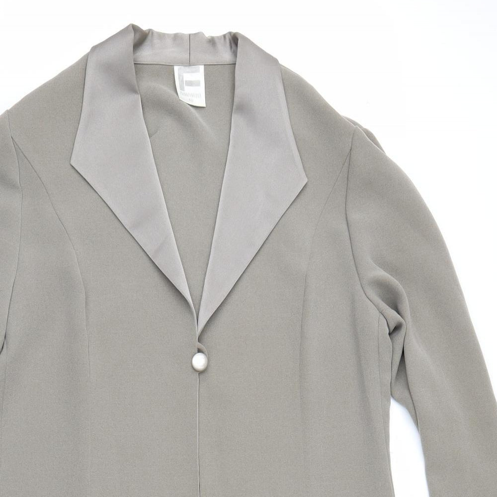 Frank Walder Womens Beige   Jacket  Size 12