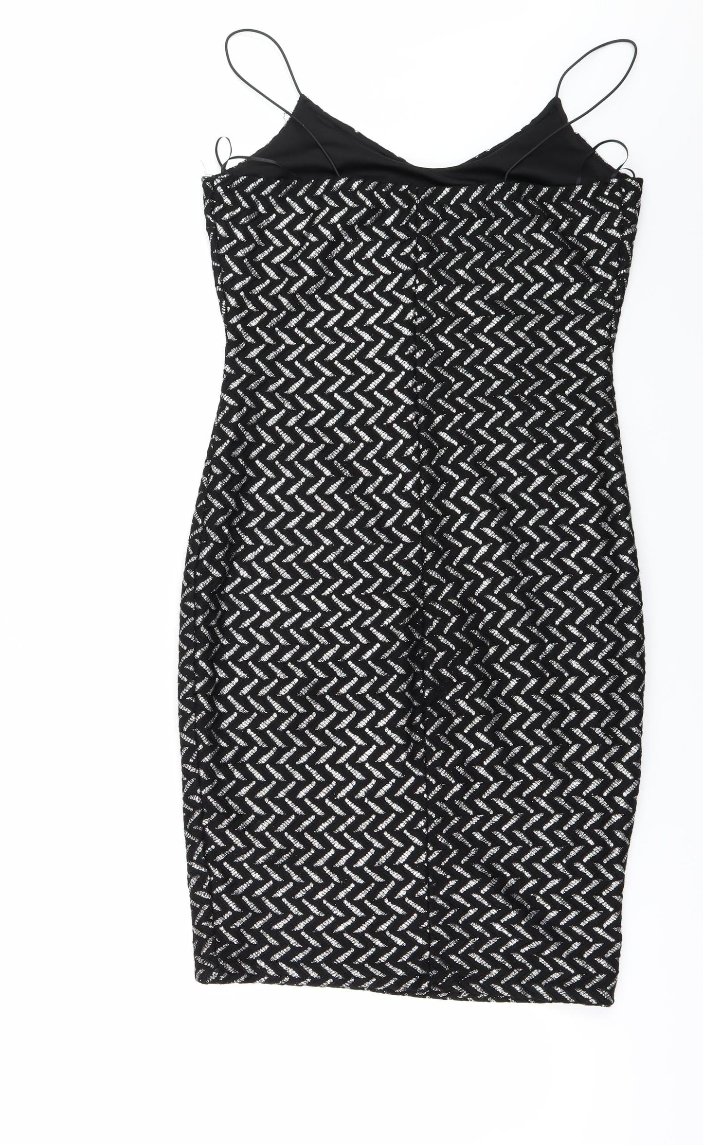 River Island Womens Black Geometric  Mini  Size 10
