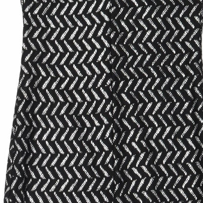 River Island Womens Black Geometric  Mini  Size 10