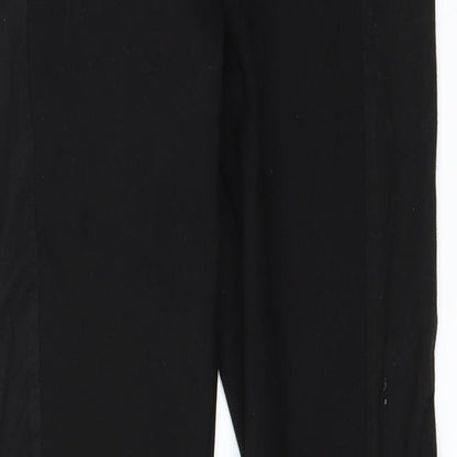 Womens UK Size 10 Topshop Regular Fit  Black Trousers