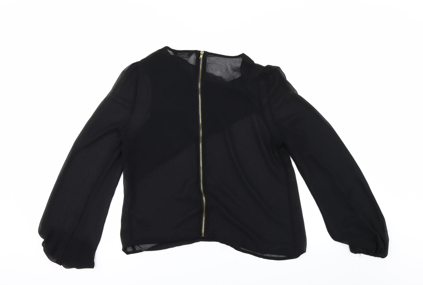 Miss Selfridge Womens Black   Tunic Blouse Size 10