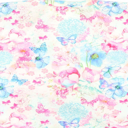 Matalan Girls Multicoloured Floral  Kimono Blouse Size 12 Years
