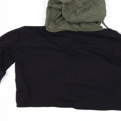 Select Womens Black   Full Zip Hoodie Size 6