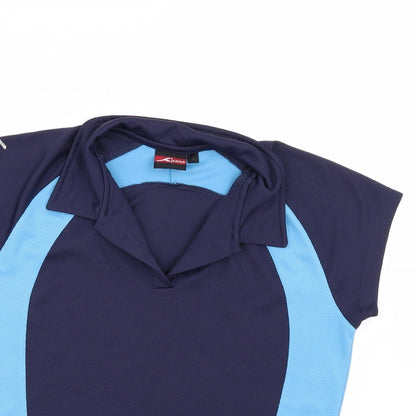 AKOA Womens Blue   Basic T-Shirt Size S