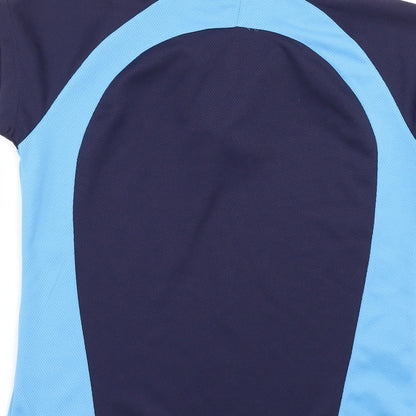 AKOA Womens Blue   Basic T-Shirt Size S