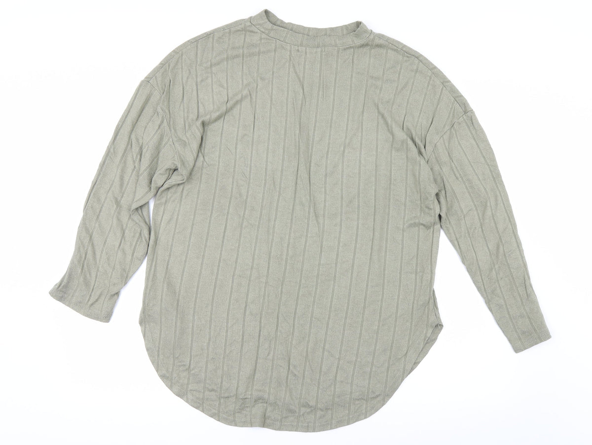 Primark Womens Green   Pullover Jumper Size S