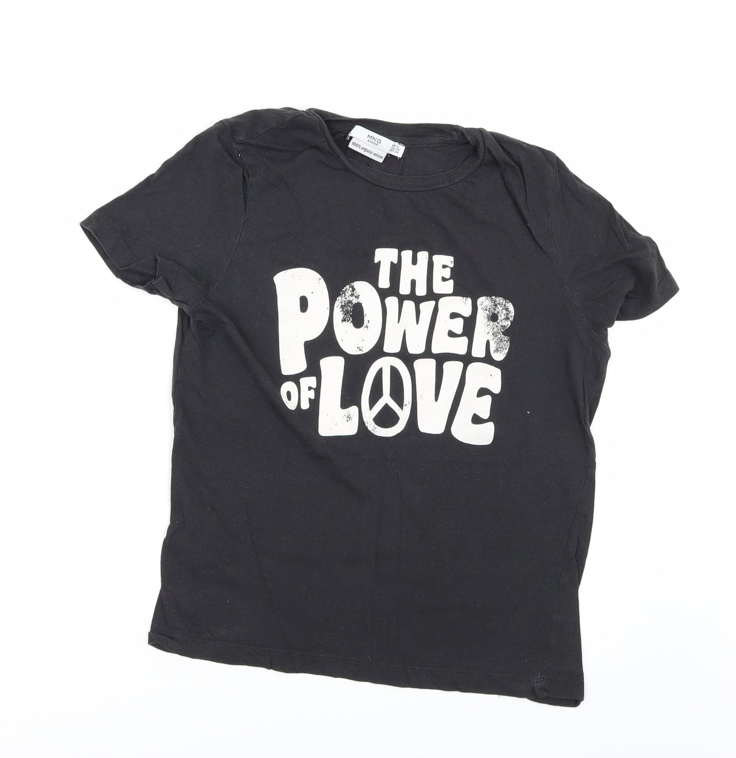 MNG Womens Black   Basic T-Shirt Size S