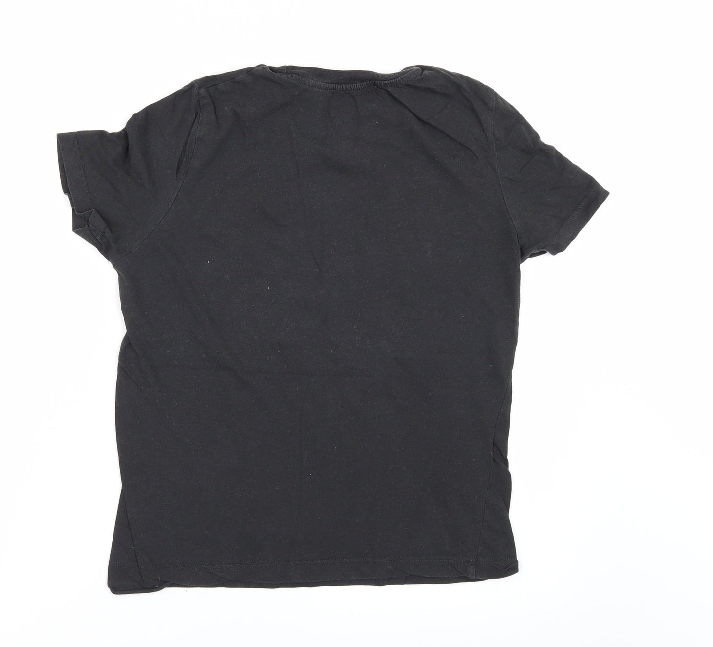 MNG Womens Black   Basic T-Shirt Size S