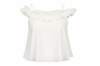 Womens UK Size 12 Topshop White Tunic Blouse