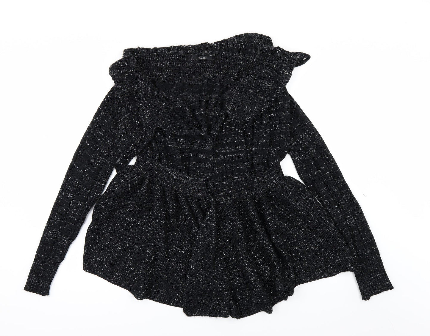 George Womens Black   Cardigan Jumper Size 8