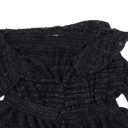 George Womens Black   Cardigan Jumper Size 8