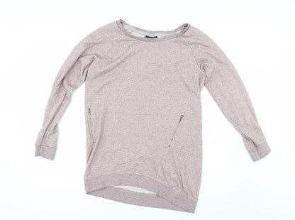 New Look Womens Pink   Pullover Sweatshirt Size 10