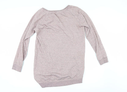 New Look Womens Pink   Pullover Sweatshirt Size 10