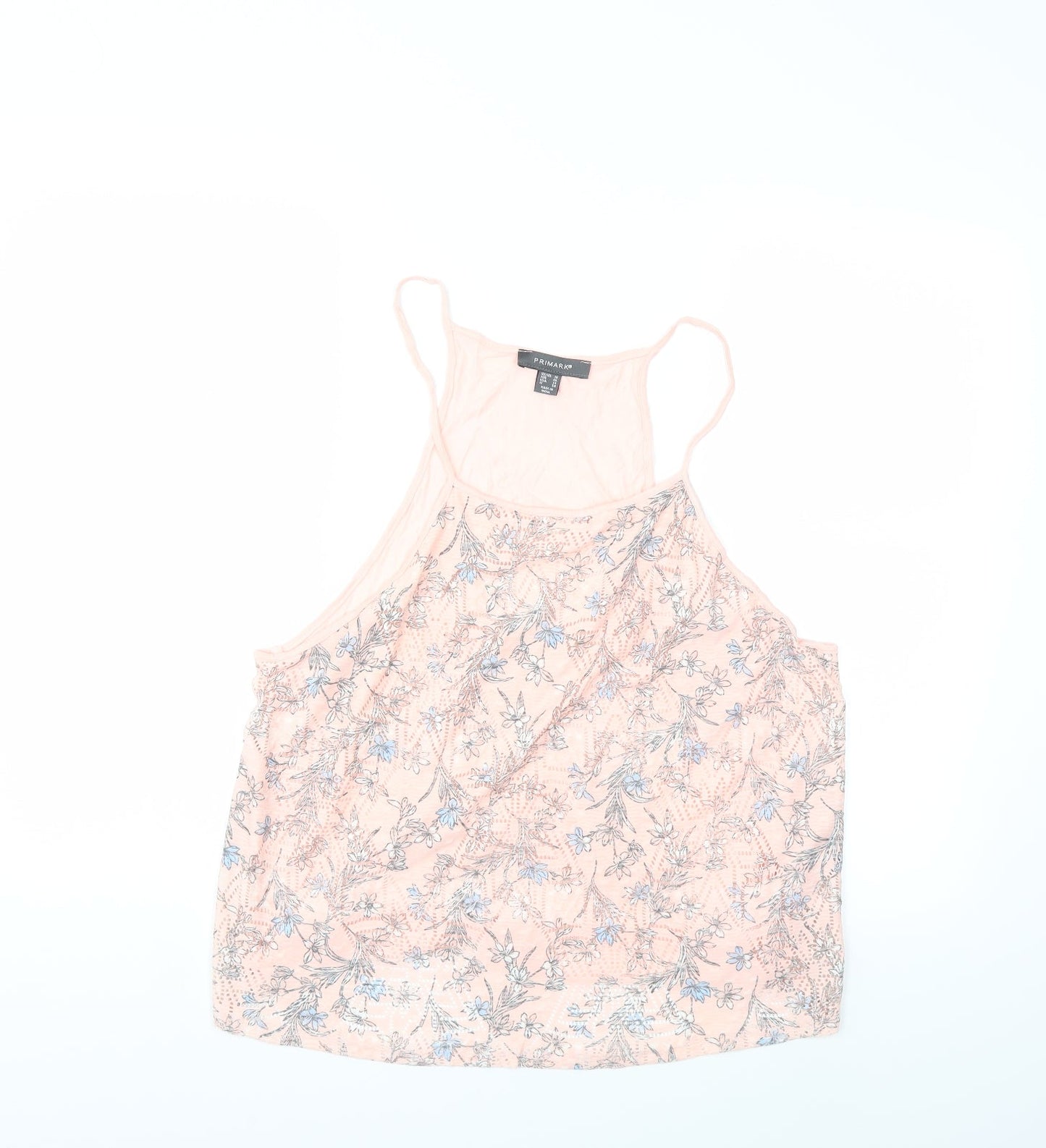 Primark Womens Pink Floral  Basic Blouse Size 16