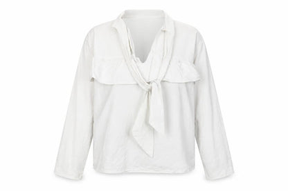 Womens UK Size XL Boohoo White Basic Blouse