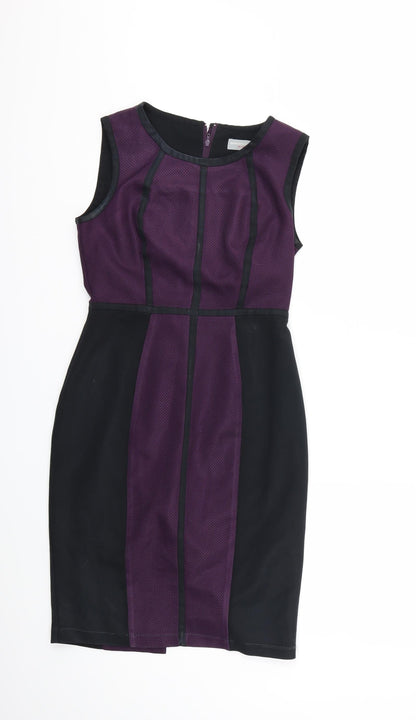Dorothy Perkins Womens Purple   Pencil Dress  Size 8